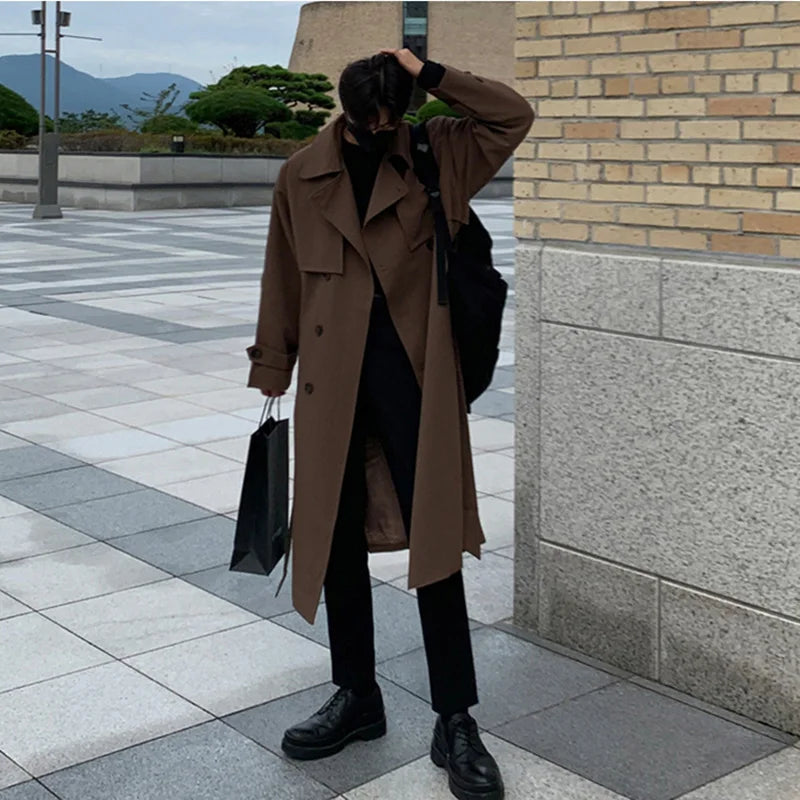 Long Trench Coat – Men's Fashion