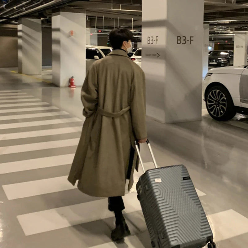 Men’s Overcoat – Korean-Inspired Winter Luxury