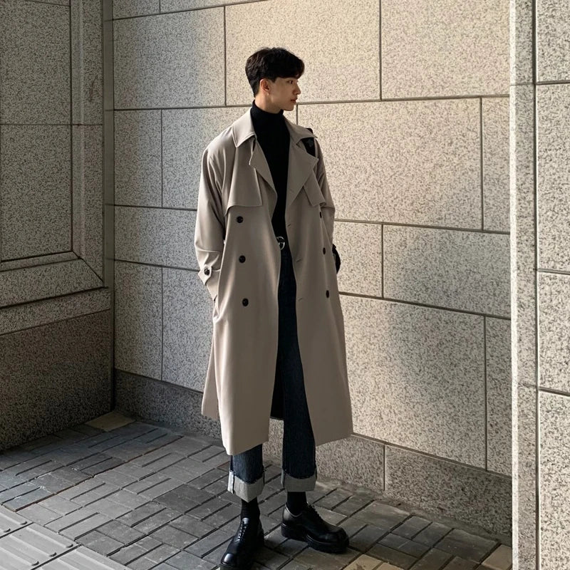 Long Trench Coat – Men's Fashion