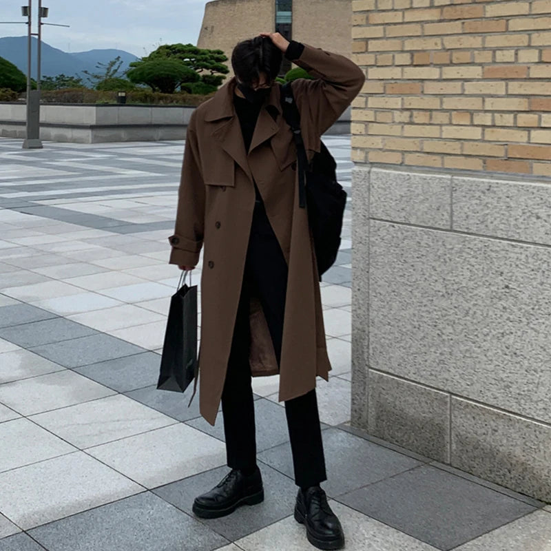 Long Trench Coat – Men's Fashion