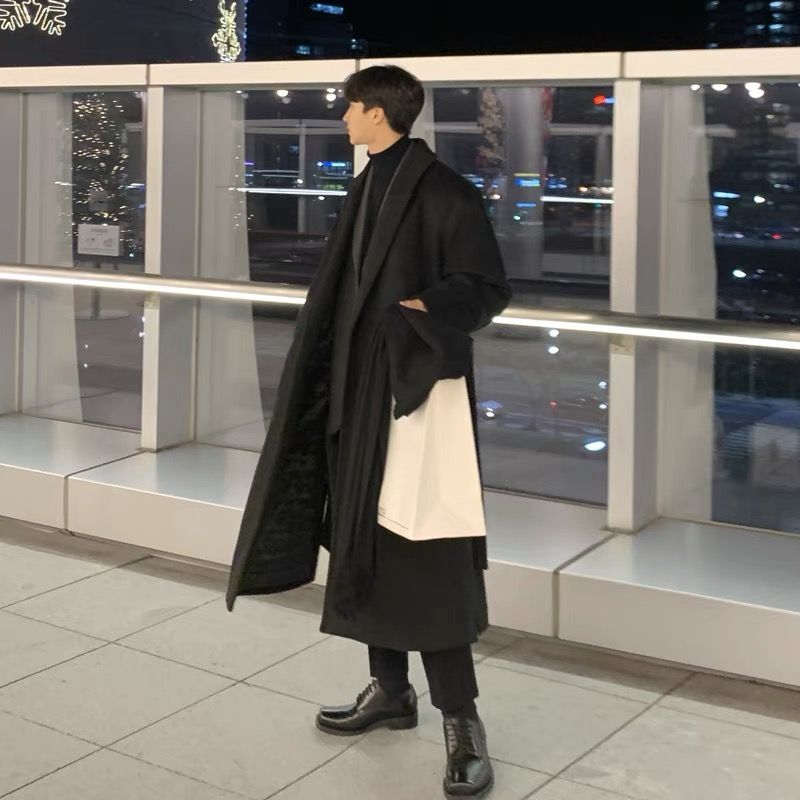 Men’s Overcoat – Korean-Inspired Winter Luxury